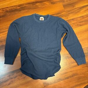 Dickies Men's Navy Long Sleeve Tee